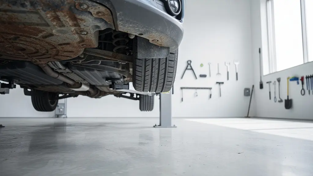 APK keuring controle op roest en scherpe delen bij autoschade