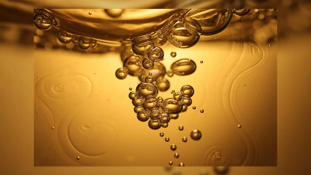 Microscopische weergave van gasbellen in remvloeistof