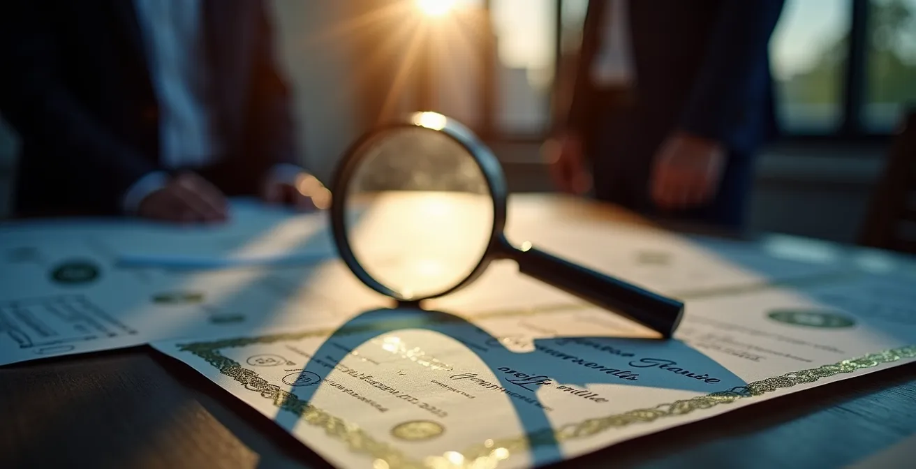 Professionele selectie van NIVRE-expert met documentatie