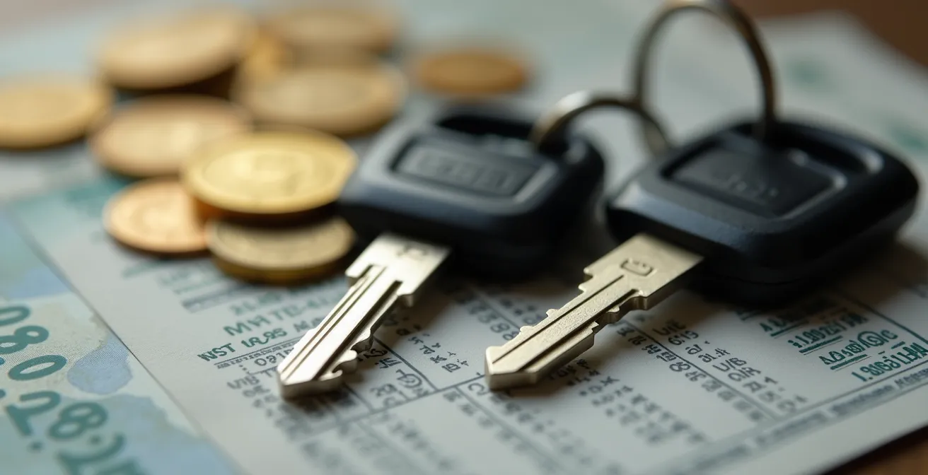 Visualisatie van verborgen kosten bij autorijden inclusief afschrijving